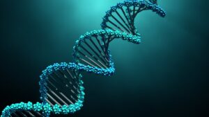 digital illustration of DNA 